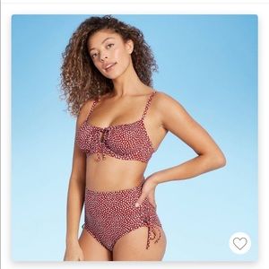 Underwire tie-front bikini top from Target